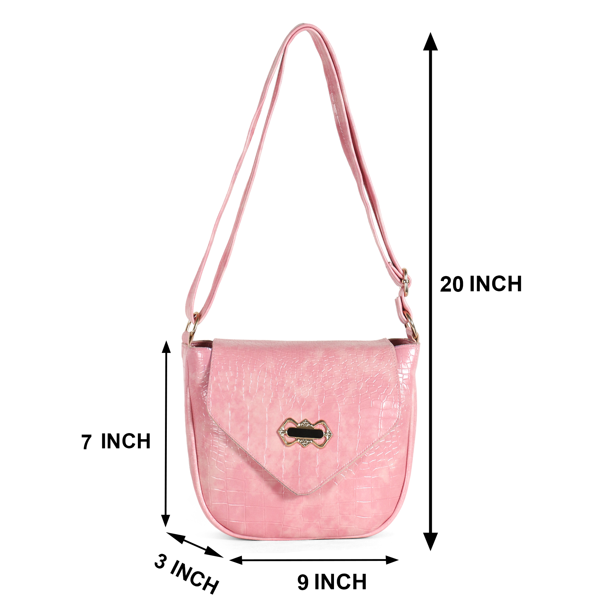 Sling Croco Pink Bag